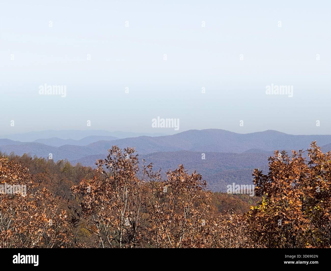 Blue Ridge Mountains - Smartphone Captured Stock Image