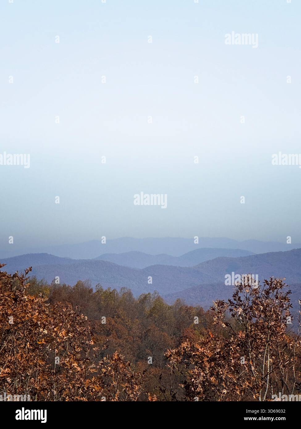 Blue Ridge Mountains - Smartphone Captured Stock Image