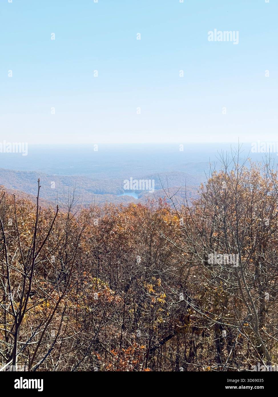 Blue Ridge Mountains - Smartphone Captured Stock Image