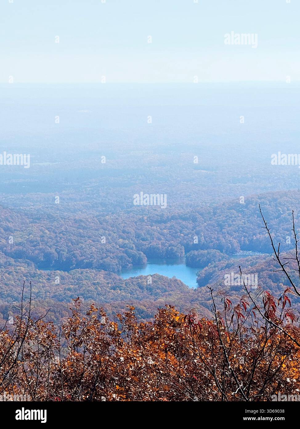 Blue Ridge Mountains - Smartphone Captured Stock Image