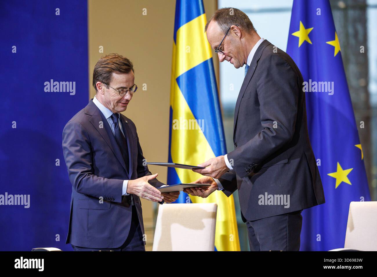 Unterzeichnung Der Deutsch schwedischen Innovationspartnerschaft Und 