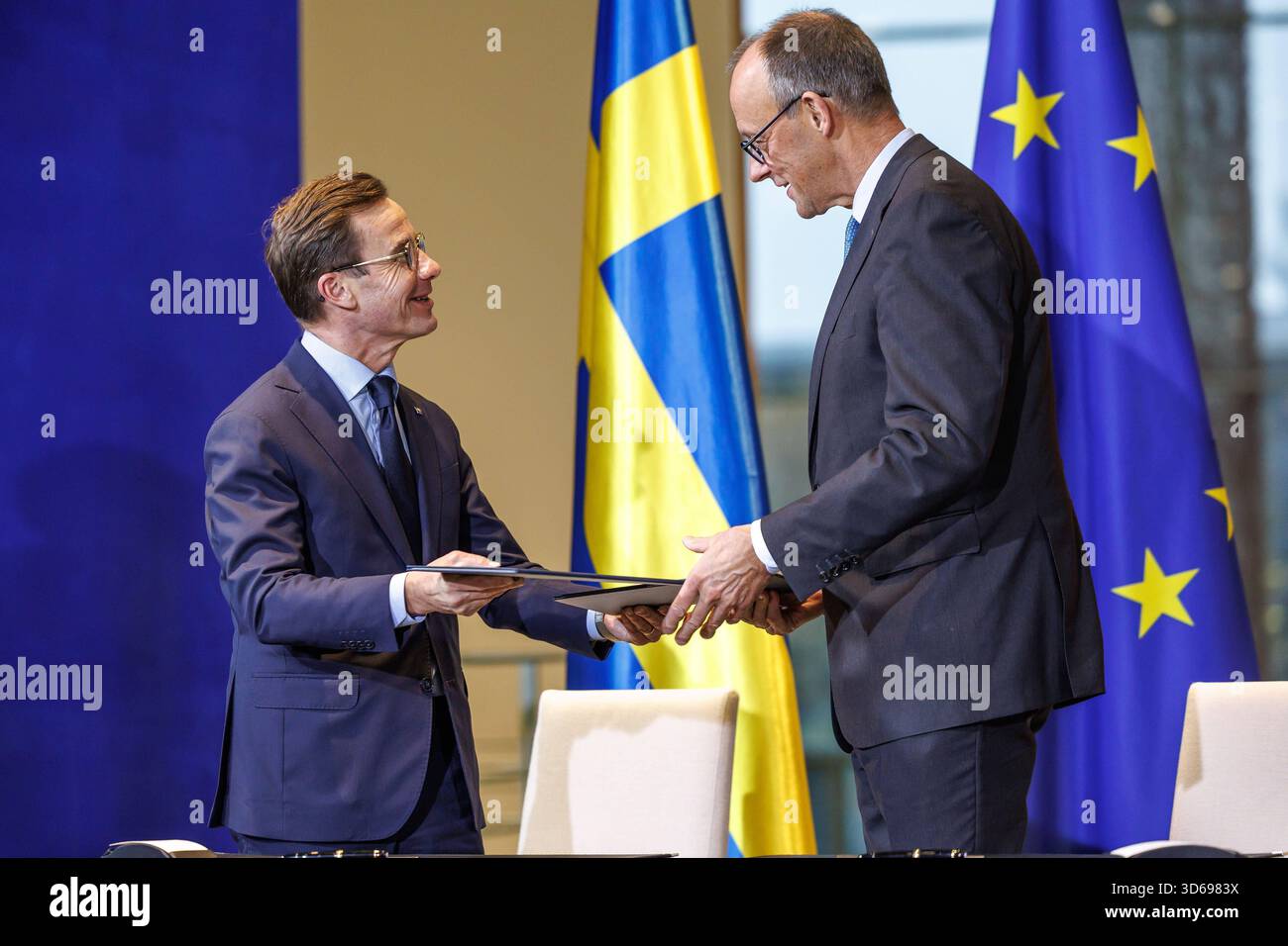 Unterzeichnung Der Deutsch schwedischen Innovationspartnerschaft Und 