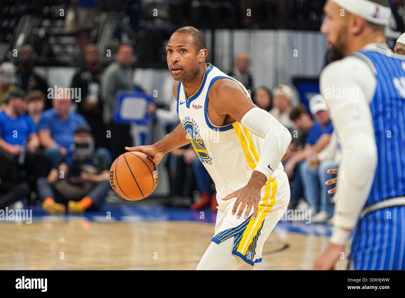 Orlando, Florida, USA, November 18, 2025, Golden State Warriors center