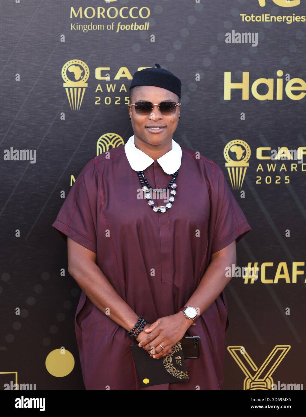Rabat, Morocco. 19th Nov, 2025, Desire Oparanozie at CAF Awards 2025 ...