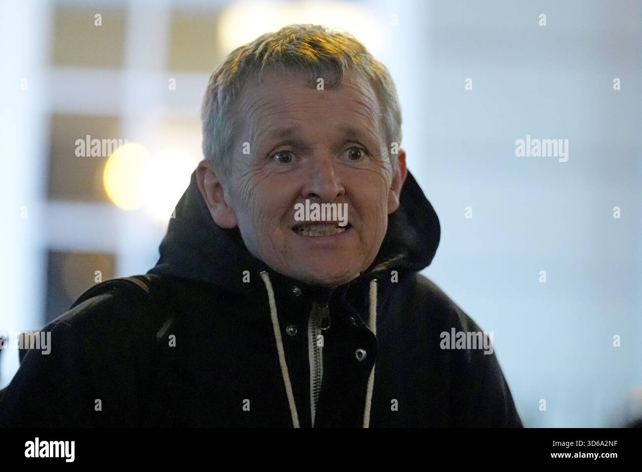 People Before Profit TD Richard Boyd Barrett takes part in a protest ...