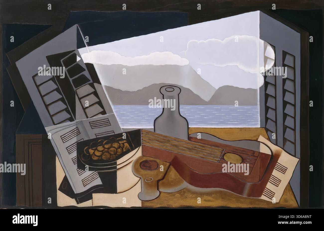 The Open Window, 1921 by Juan Gris Stock Vector