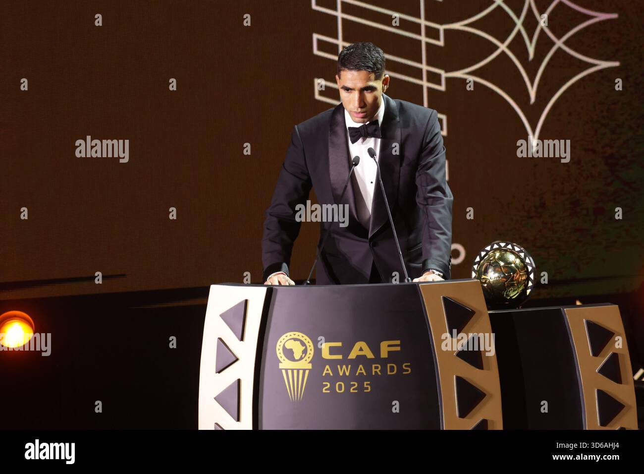 Rabat, Morocco. 19th Nov, 2025, Achraf Hakimi wins Men’s player of the ...