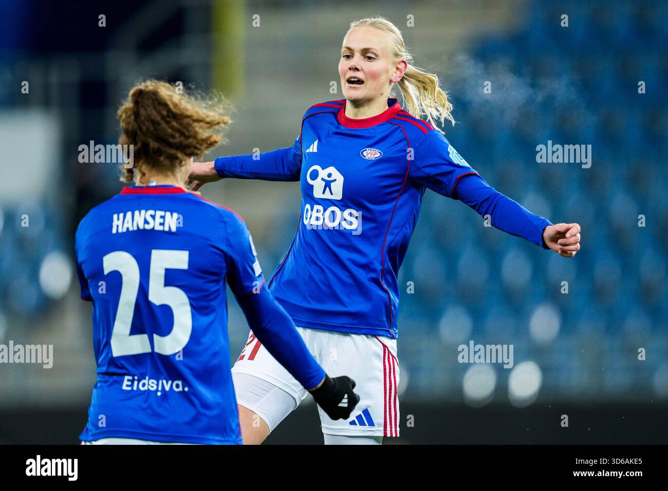 Oslo 20251119 V lerenga s Karina S vik Celebrates After Scoring The 1 Oslo 20251119 V lerenga s Karina S vik Celebrates After Scoring The 1