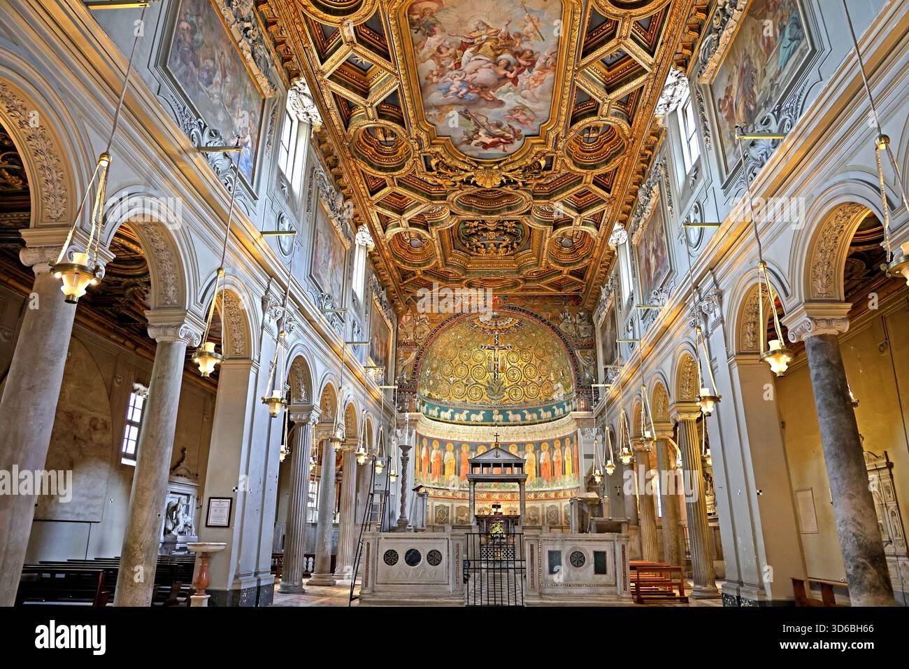 Basilica of San Clemente in Rome Italy Stock Photo - Alamy
