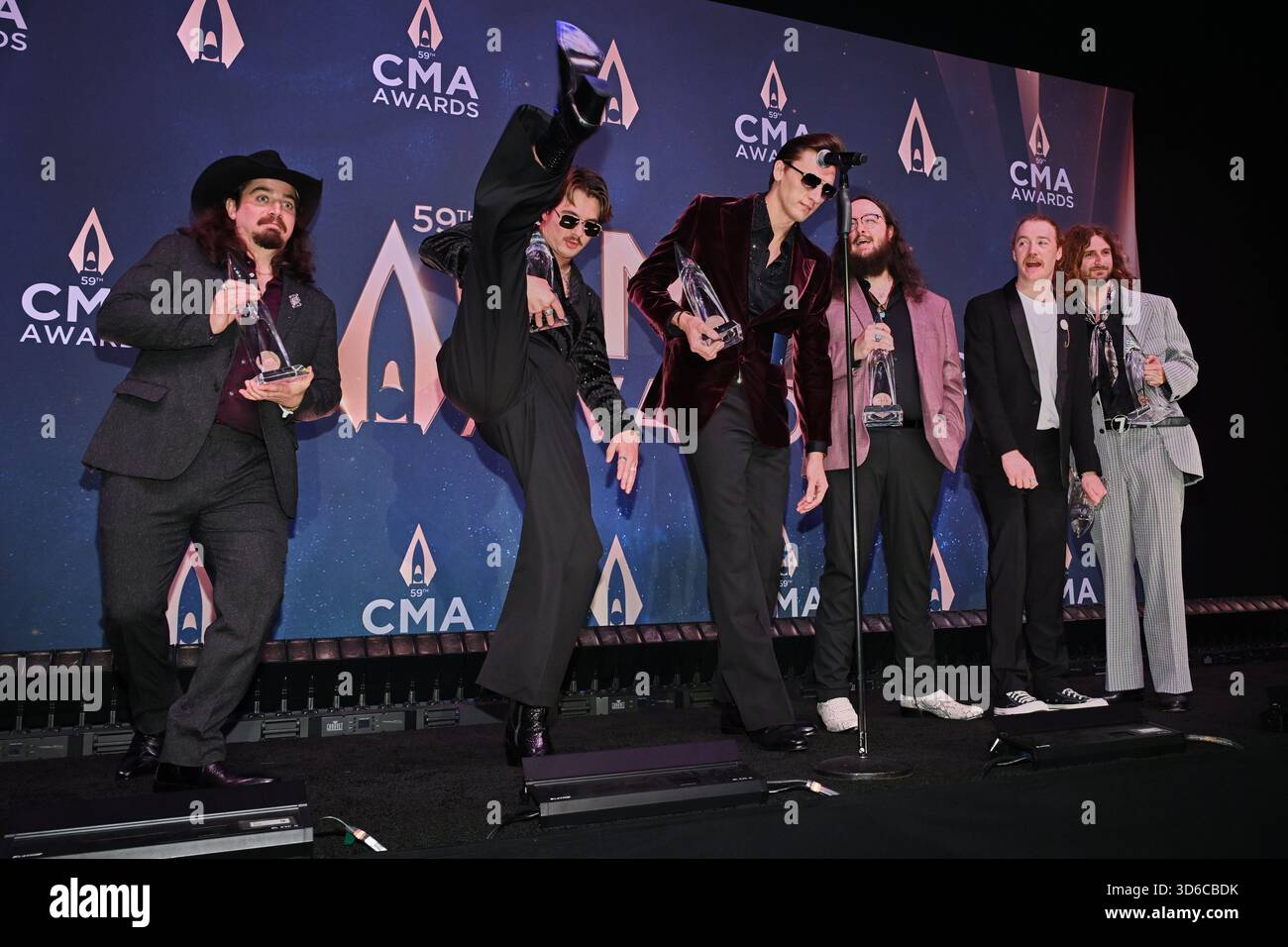 Drew Nix, from left, Andrew Bishop, Brandon Coleman, Zach Rishel, John ...