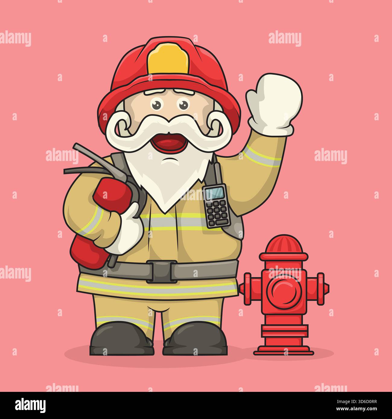 Rescue gear in fire Stock Vector Images - Alamy