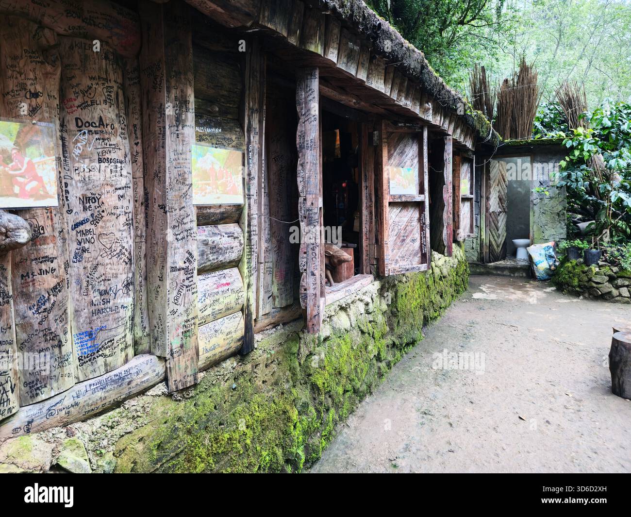 The Echo Valley Farm café in Sagada, Philippines. - Smartphone Captured Stock Image