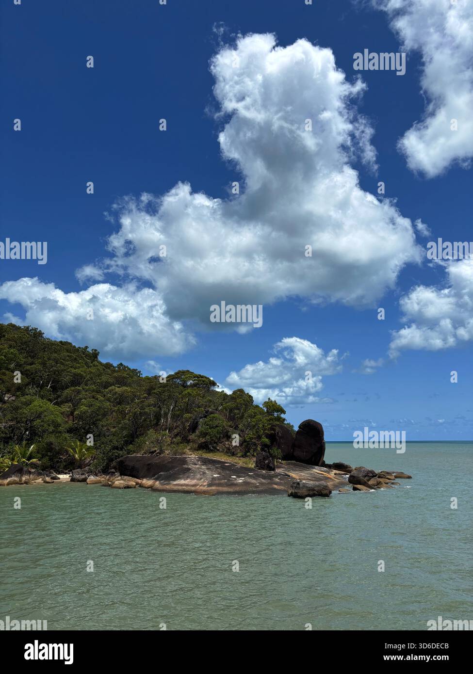 Gribble Point, Mission Bay, Yarrabah Aboriginal Community, near Cairns, Queensland, Australia - Smartphone Captured Stock Image