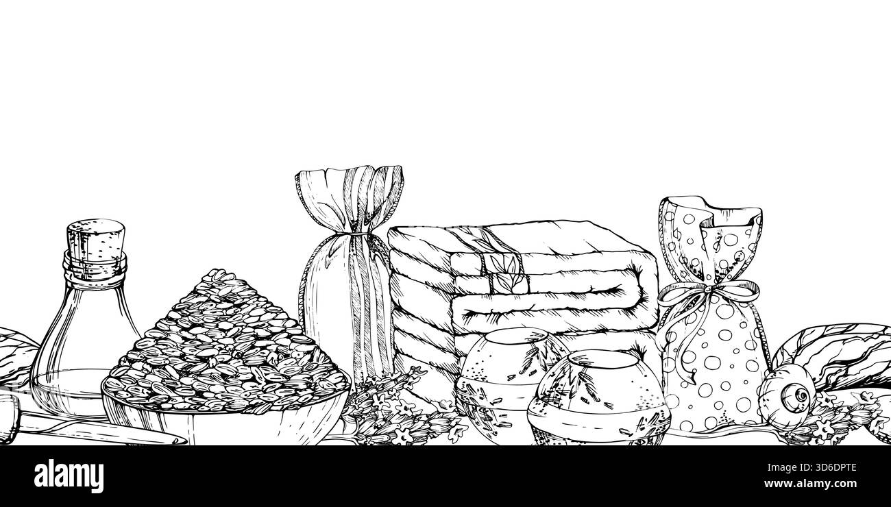 Dried lavender cut out Black and White Stock Photos & Images - Alamy