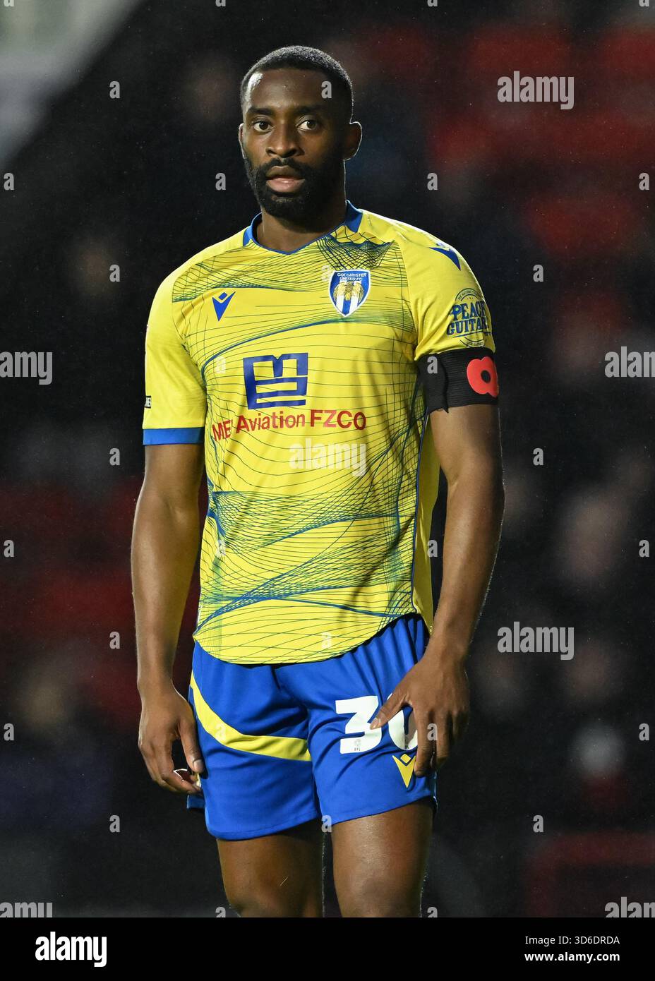 Colchester United’s Kane Vincent-Young during the Sky Bet League Two ...