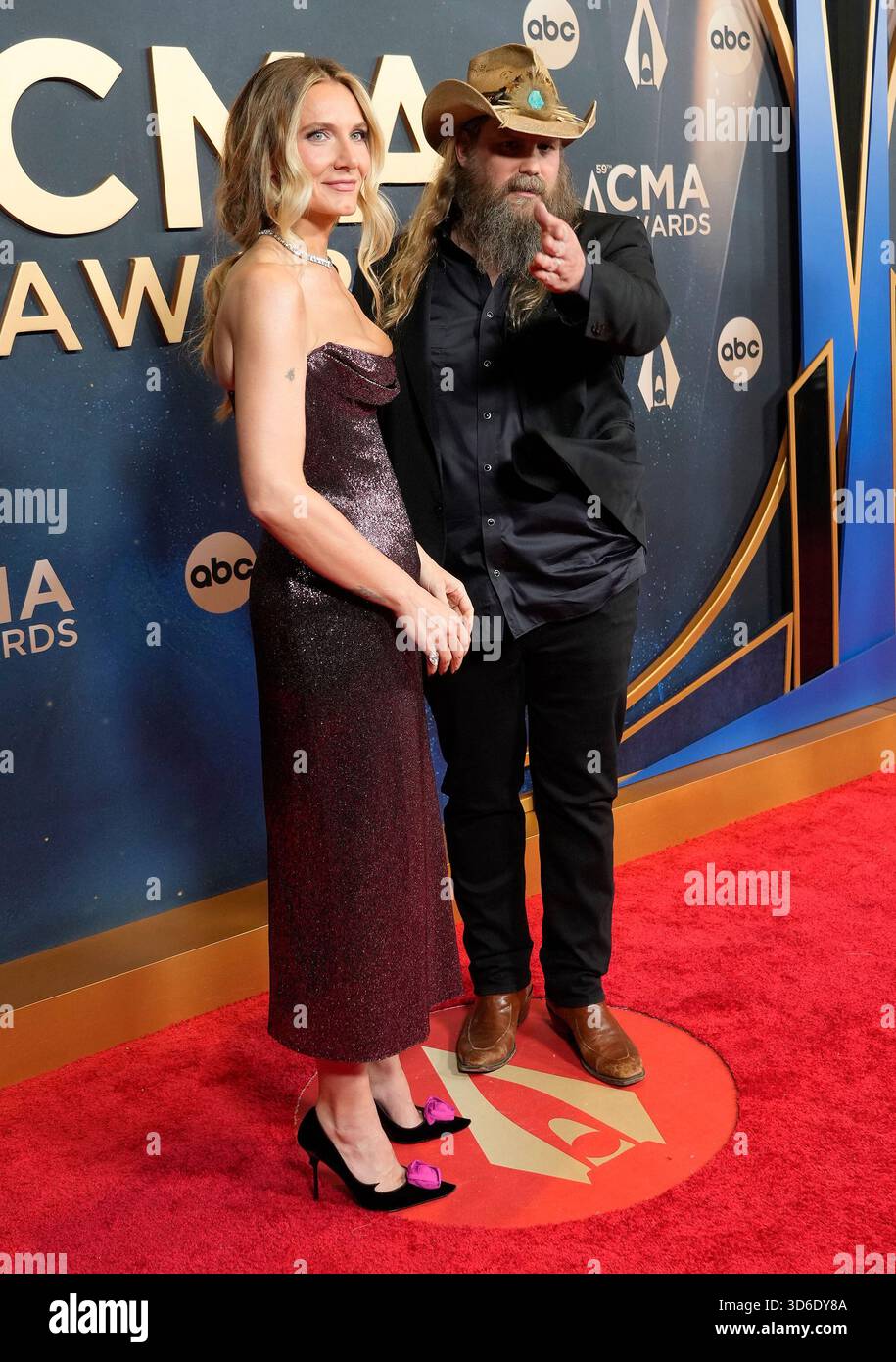 19 November 2025 - Nashville, Tennessee - Morgane Stapleton, Chris ...