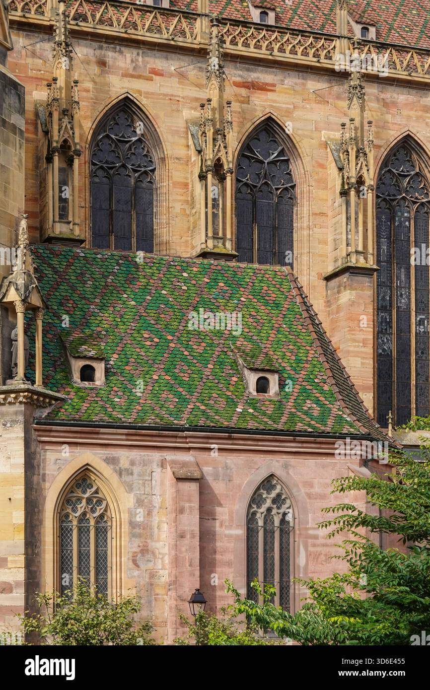 France, Alsace region, Colmar, St Martins church or Eglise Saint-Martin ...