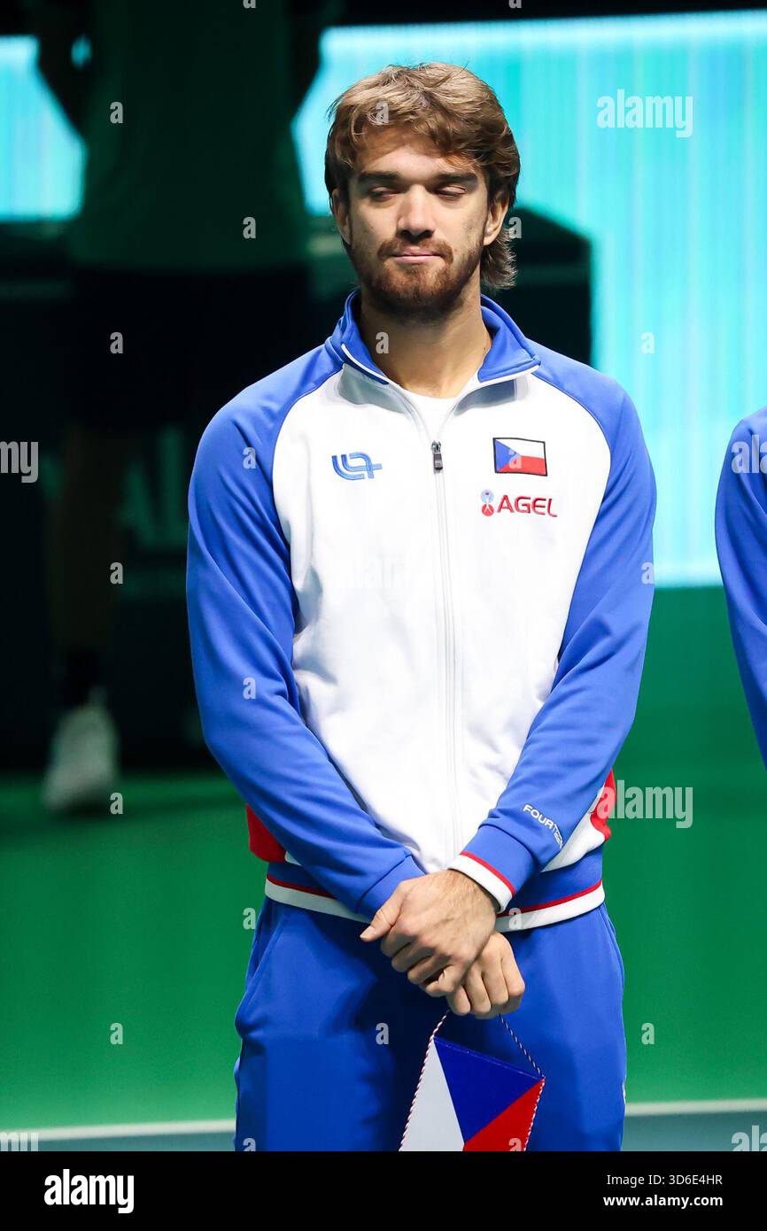 Tomas MACHAC (CZE) during Davis Cup - Final Eight, International Tennis ...