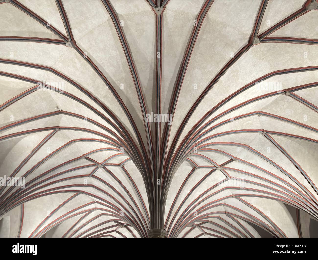 Interior spaces in Malbork Castle, Poland, include radial vaulted ...