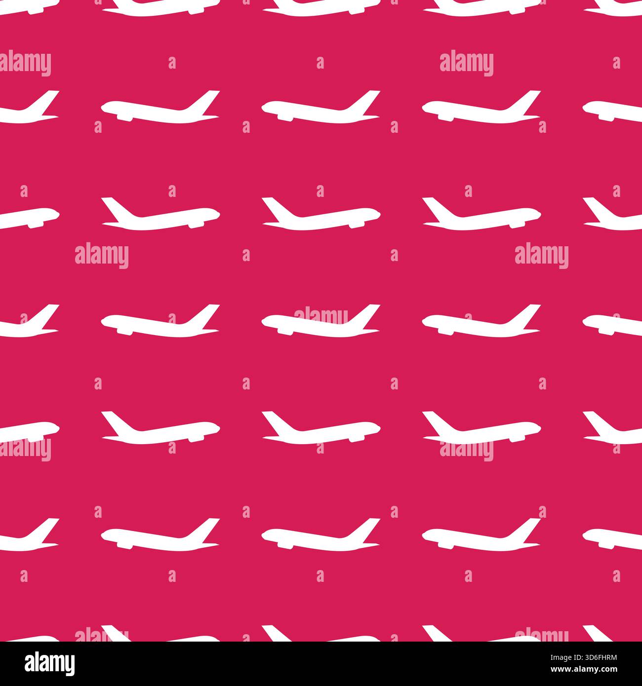 Airplane seamless pattern background design Stock Vector