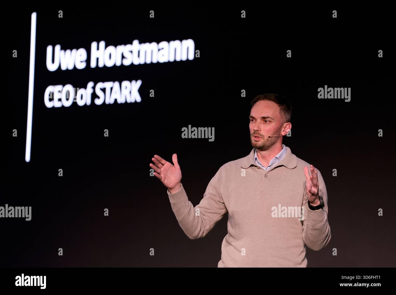 EMBARGOED TO 1800 THURSDAY NOVEMBER 20 Uwe Horstmann, CEO of STARK ...