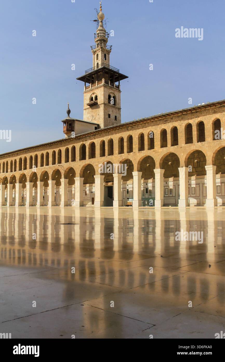 The Umayyad Mosque, also known as the Great Mosque of Damascus is one ...