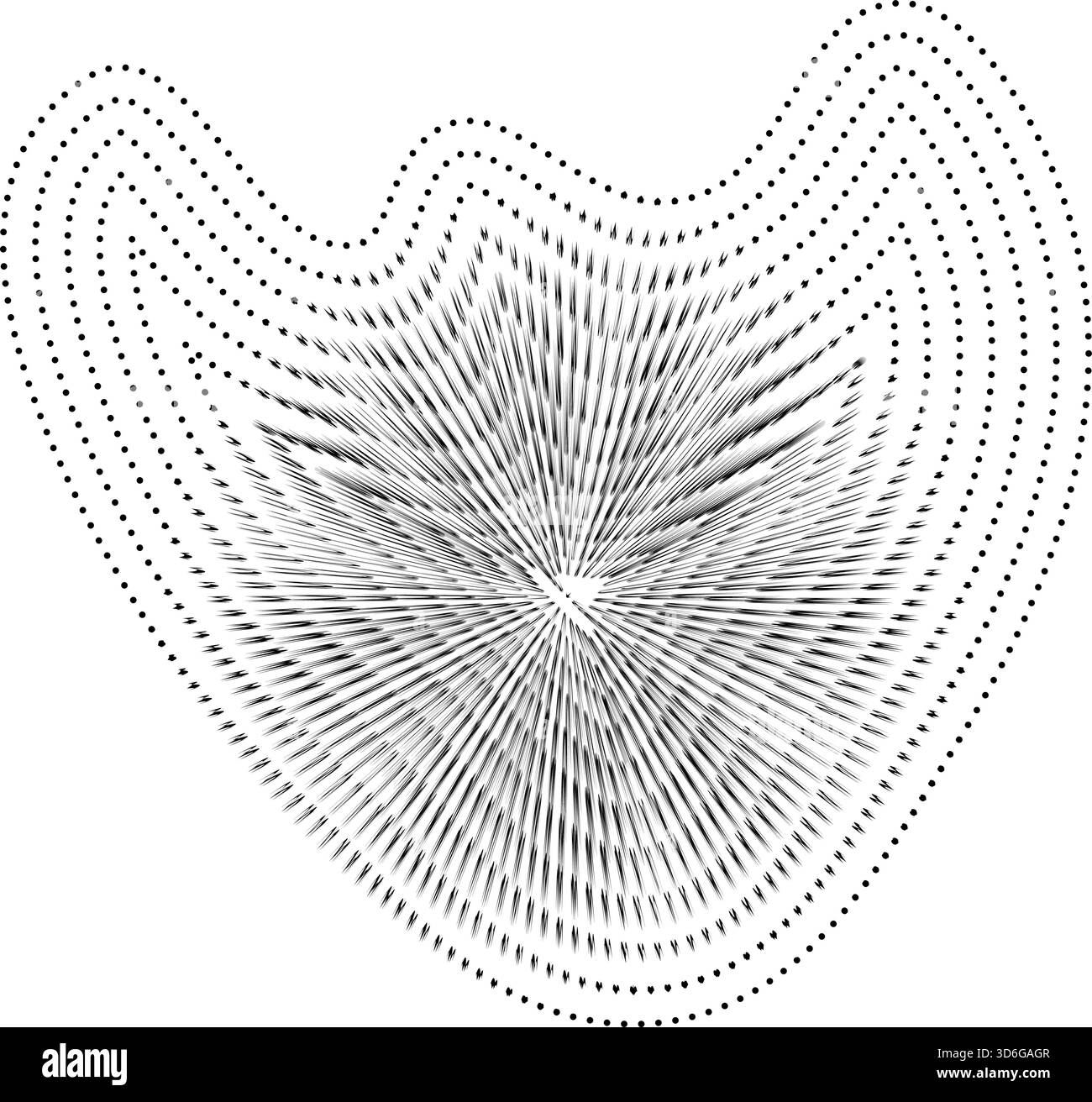 Contour Mesh Mesh contour shaped with fine organic curves forming a continuous and ...