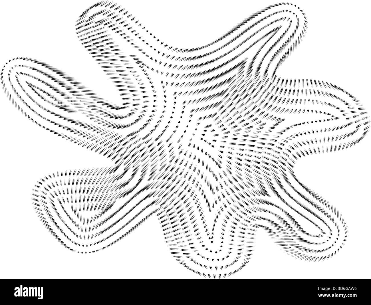 Organic mesh element featuring splattered fluid forms with grunge-like texture and wave contours. Stock Vector