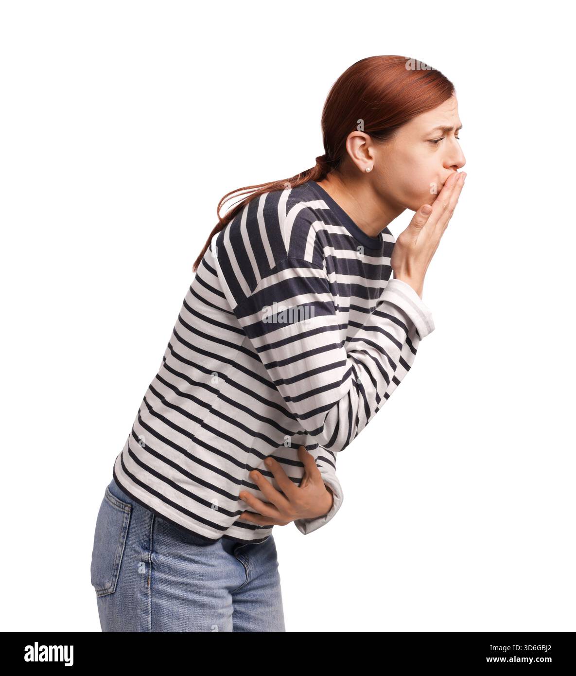 Ill woman suffering from Cut Out Stock Images & Pictures - Alamy