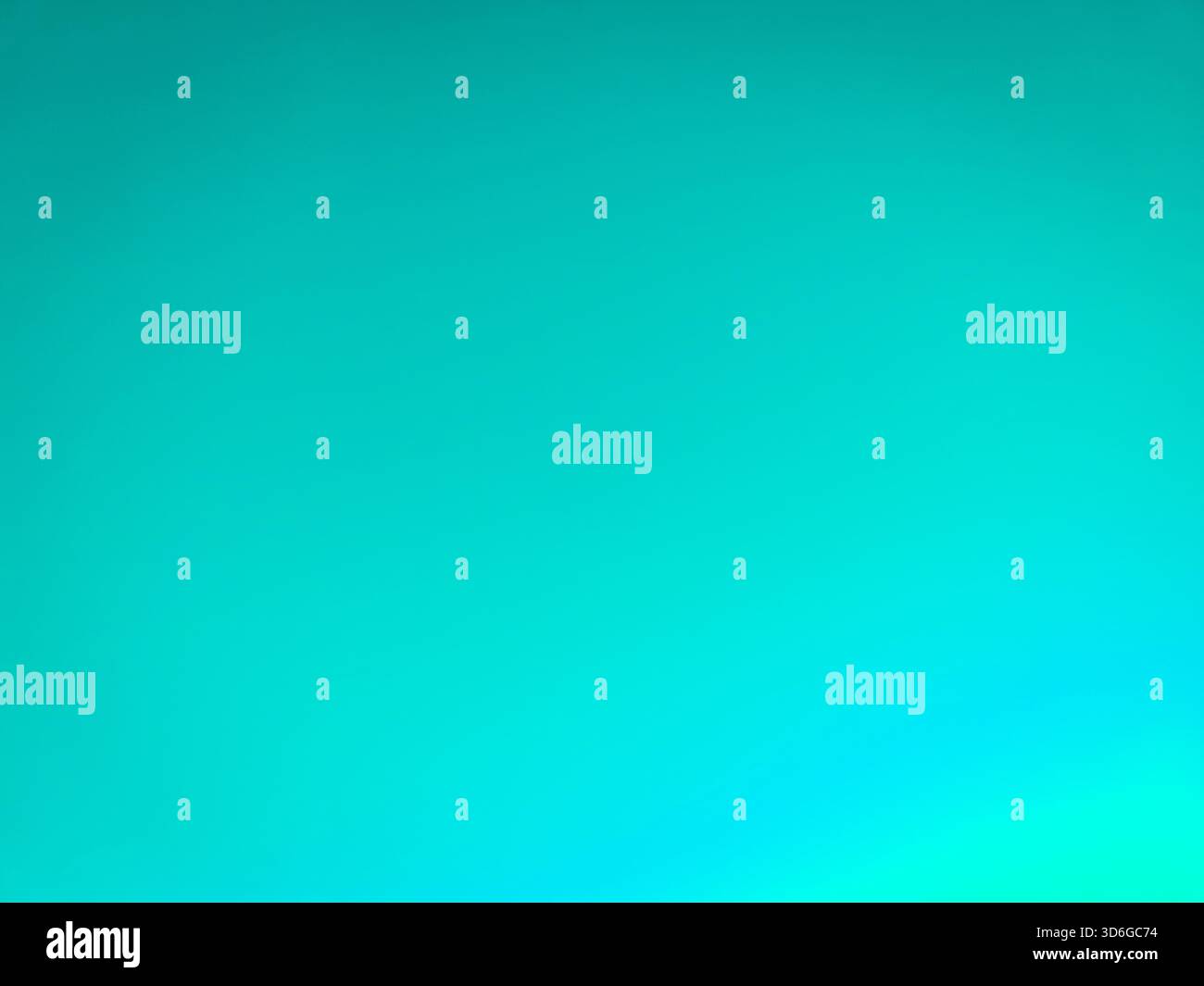 Turquoise to cyan gradient background. Stock Photo