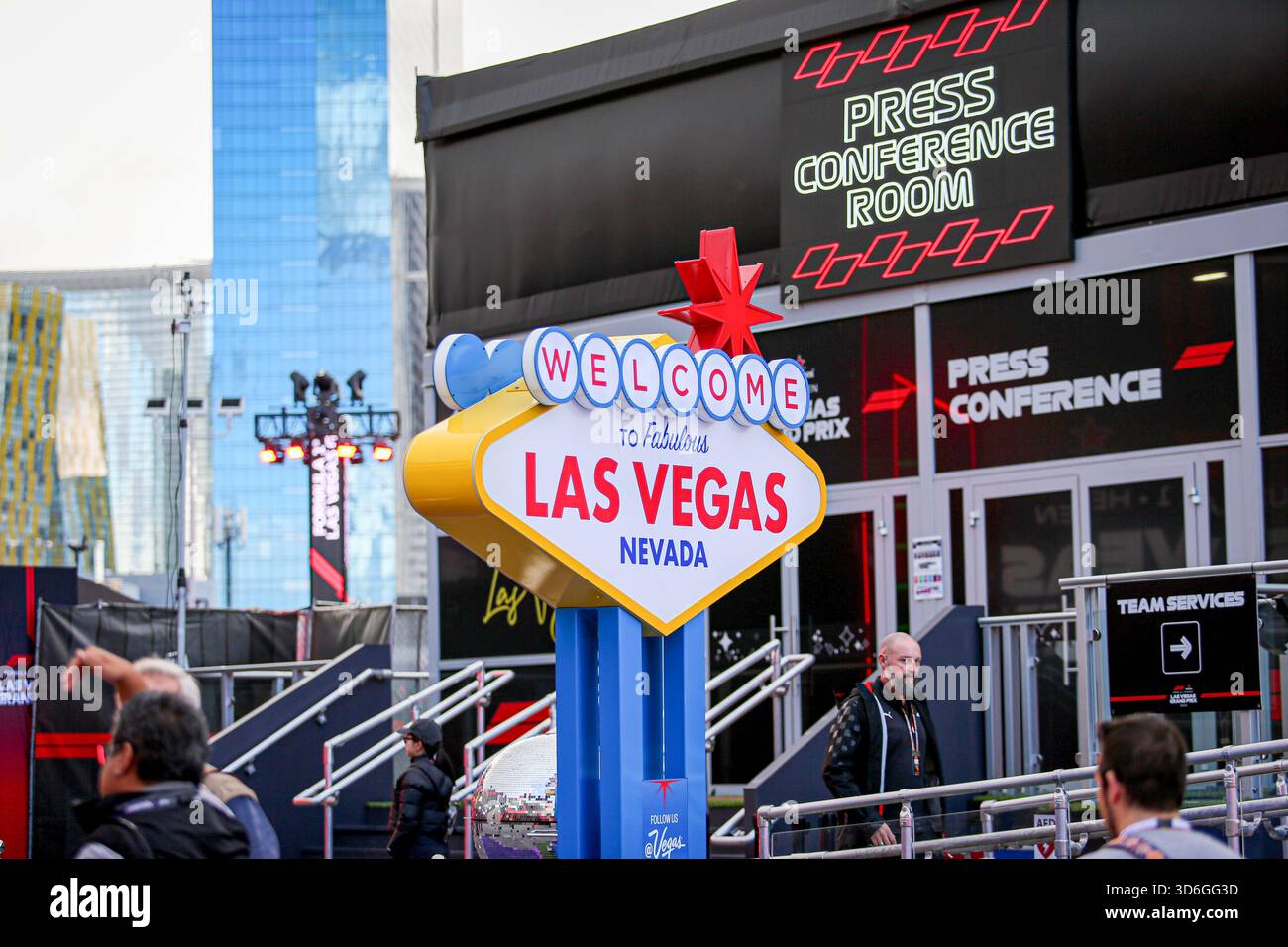 Las Vegas F1 Paddock Atmosphere during the Media Day of the Formula 1 ...