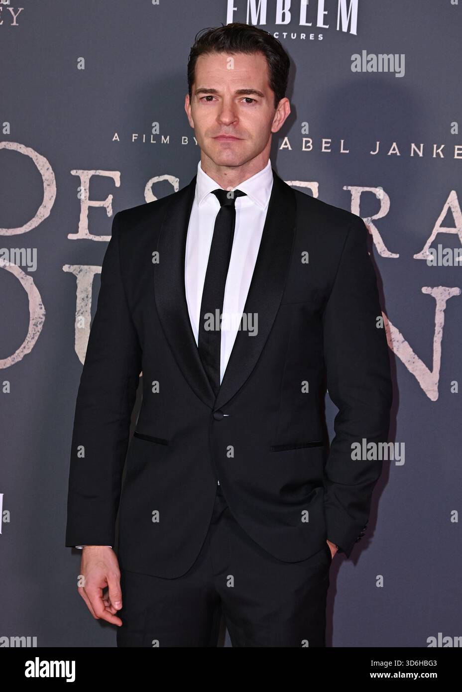 Dominic Allburn Attends Desperate Journey London Premiere At The Dominic Allburn Attends Desperate Journey London Premiere At The Odeon Luxe Leicester Square In London England Uk Tuesday 18th November 2025 3D6HBG3