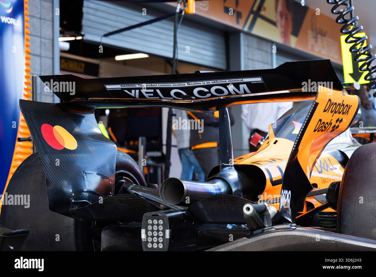 McLaren F1 Team MCL39, mechanical detail rear wing during the 2025 ...