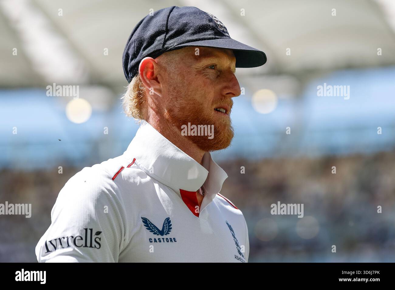 England captain Ben Stokes during the NRMA Insurance Ashes First Test ...