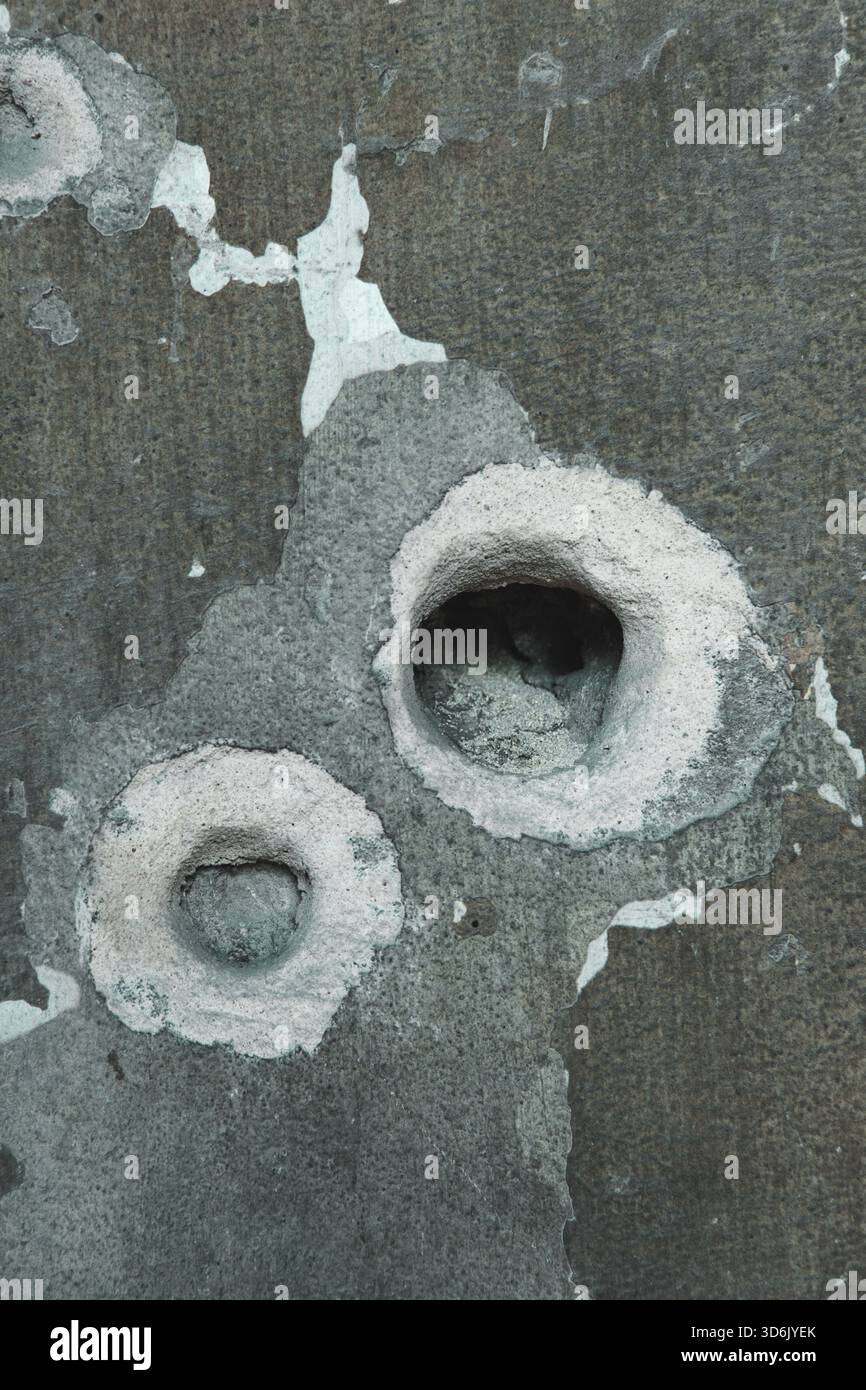 Close up of old decayed wall Stock Photo
