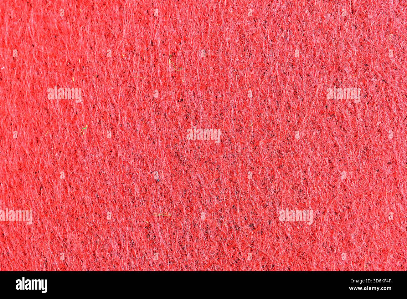 Close-up of red felt. Textured pattern. Stock Photo