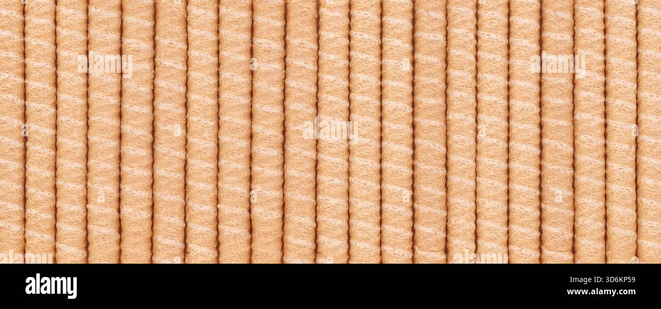 cookie sweet crispy wafer tube texture or pattern for background Stock Photo