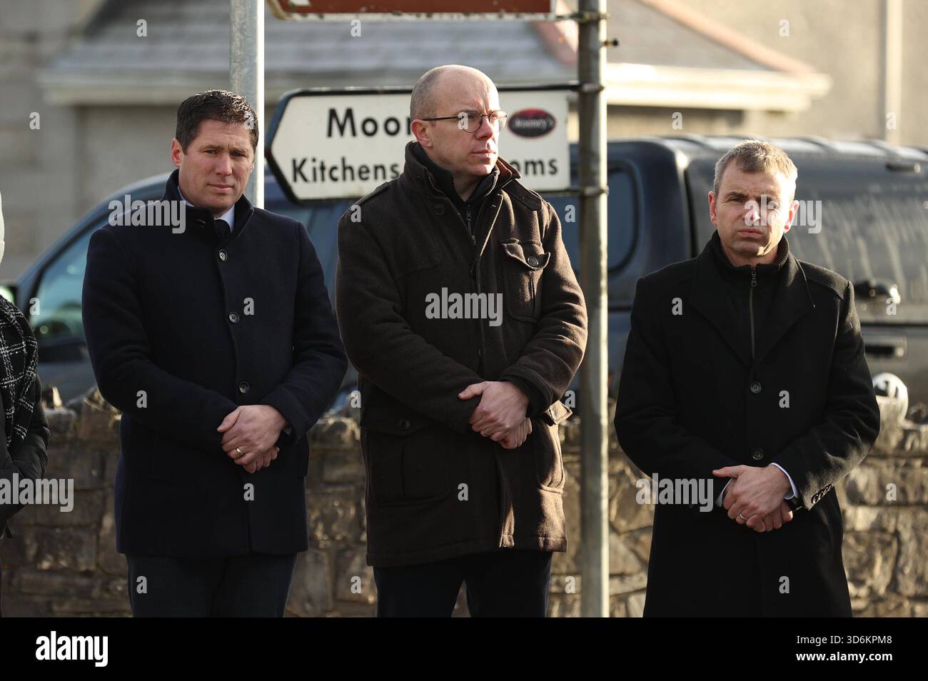 Sinn Fein's (left to right) Matt Carthy, Darren O'Rourke and Ruairi O ...