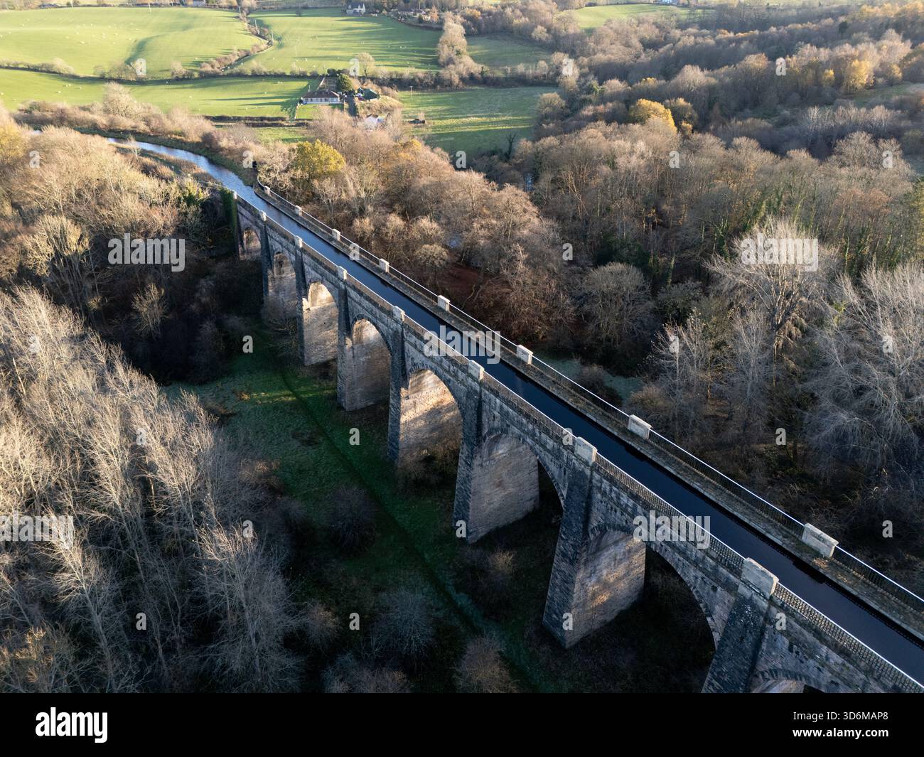 The Avon Aqueduct on the Union Canal near Linlithgow Scotland Stock Photo
