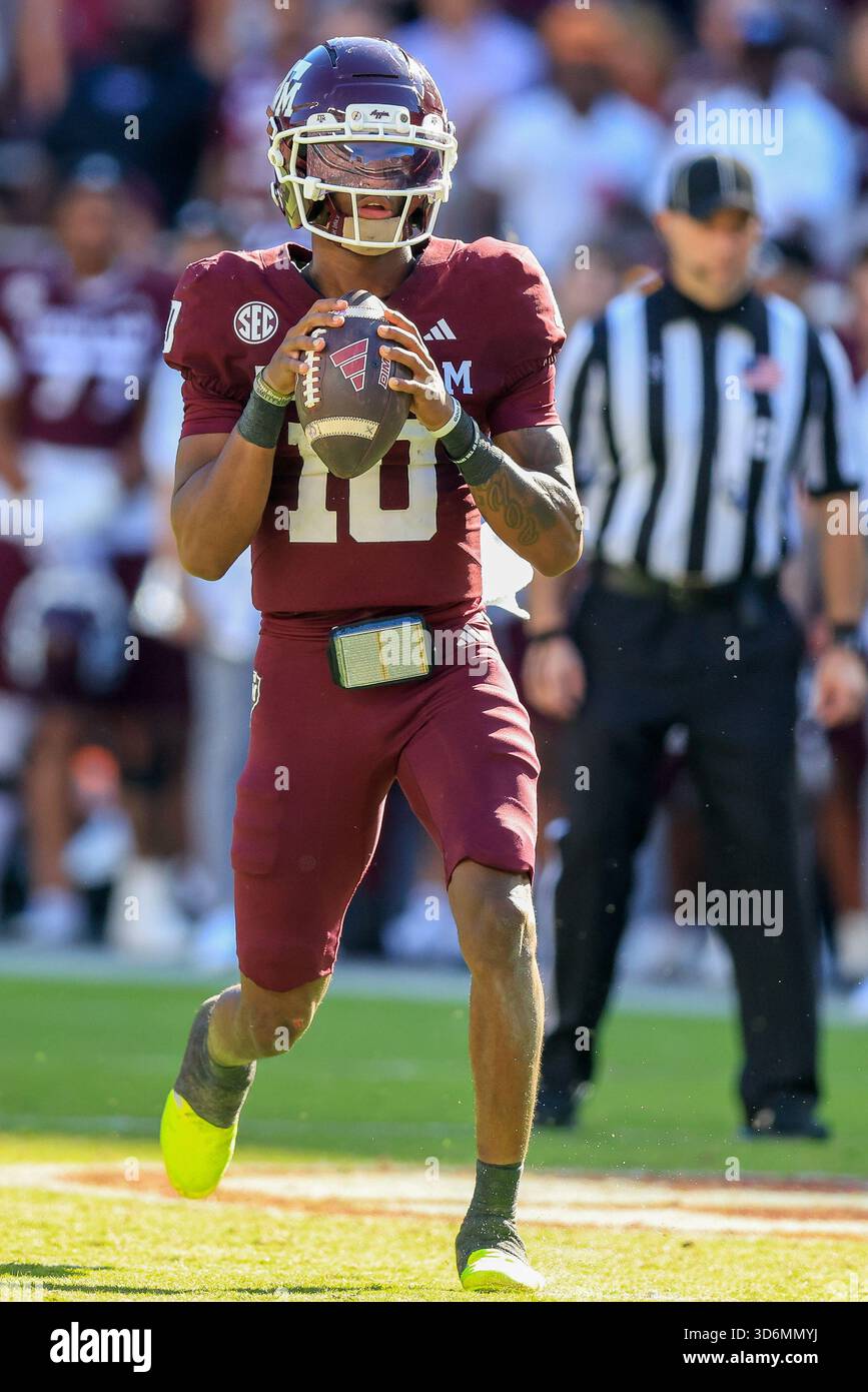 COLLEGE STATION, TX - NOVEMBER 15: Texas A&M Aggies quarterback Marcel ...