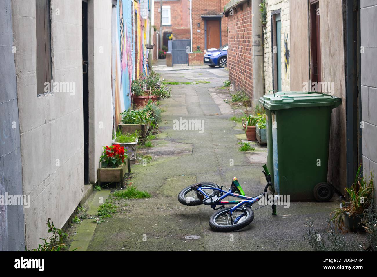Hartlepool backstreets Stock Photo