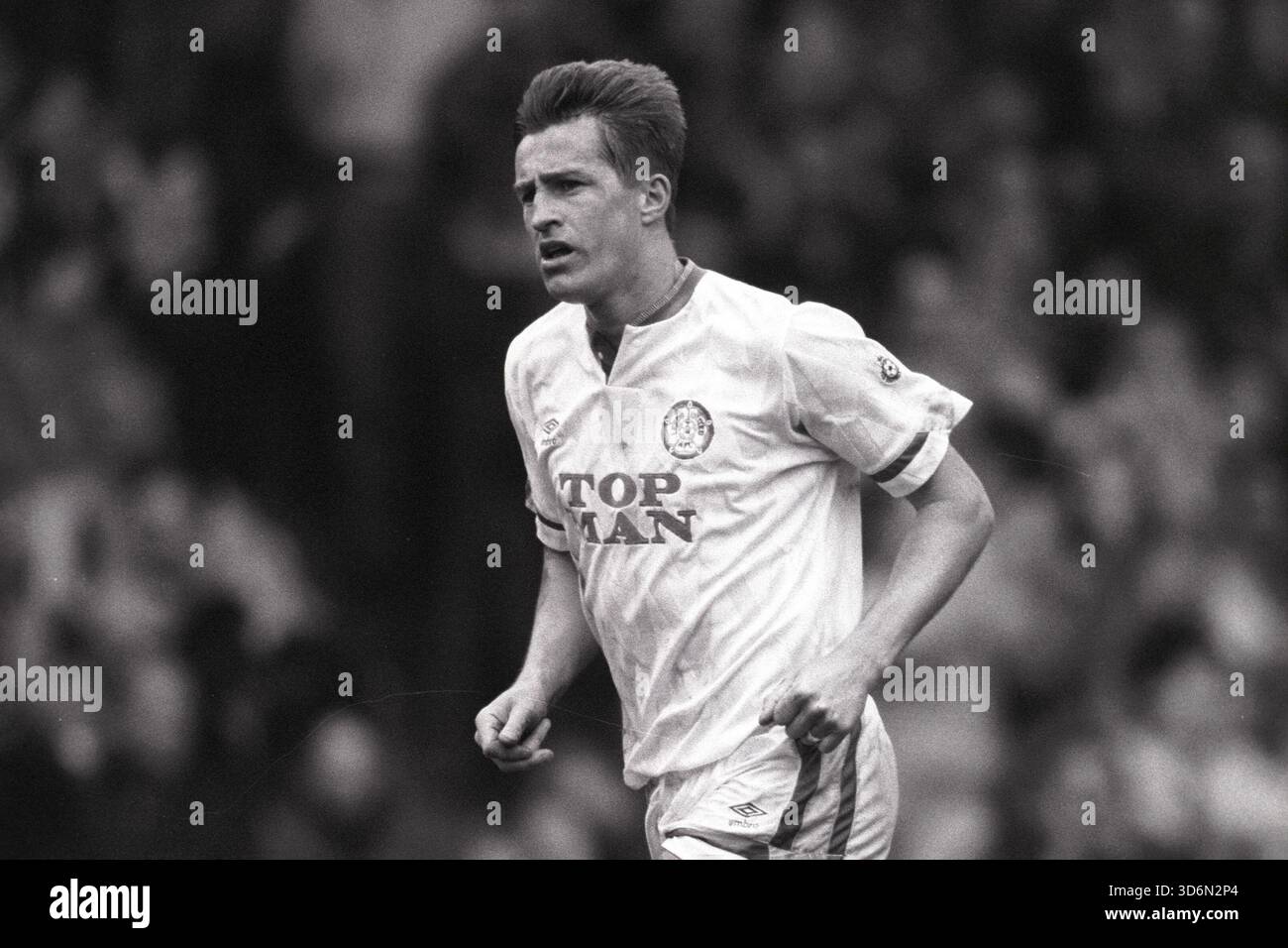 Lee Chapman Racing Lee Chapman In action pictured during his football career with Leeds ...