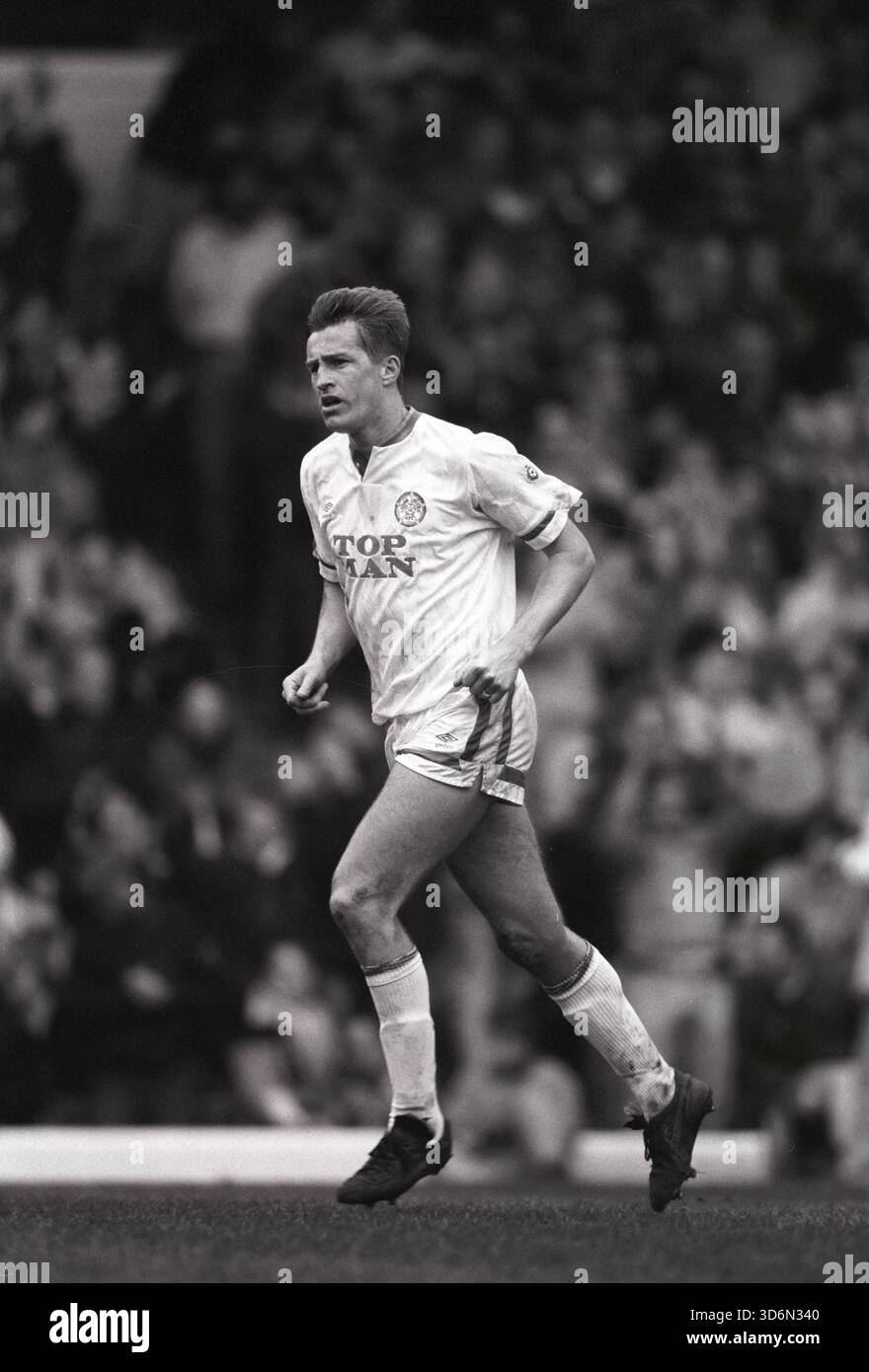Lee Chapman Racing Lee Chapman In action pictured during his football career with Leeds ...