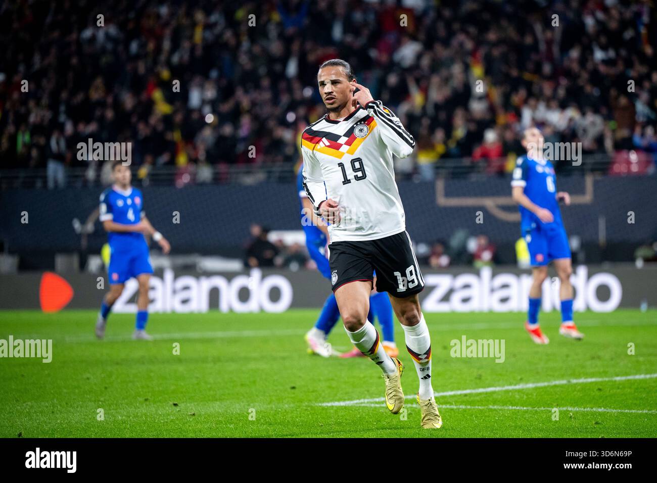 Leroy Sane (Germany, #19) celebrates the goal [goal] for the 3:0, GER ...