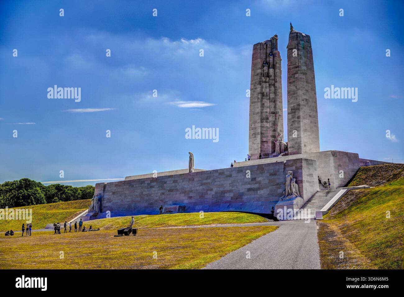 Canadian National Vimy Ridge Memorial in northern France, commemorating ...