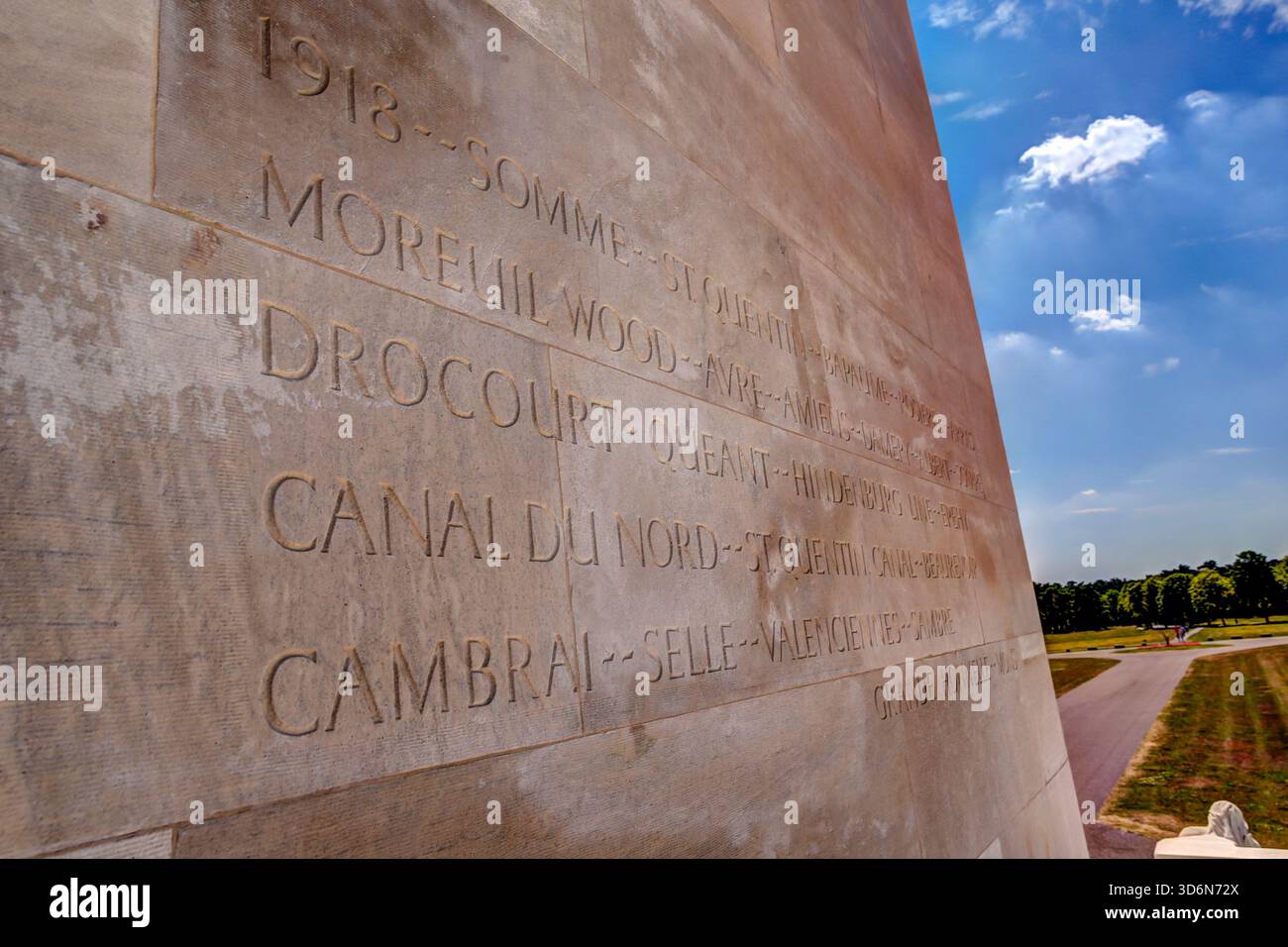 Canadian National Vimy Ridge Memorial in northern France, commemorating ...
