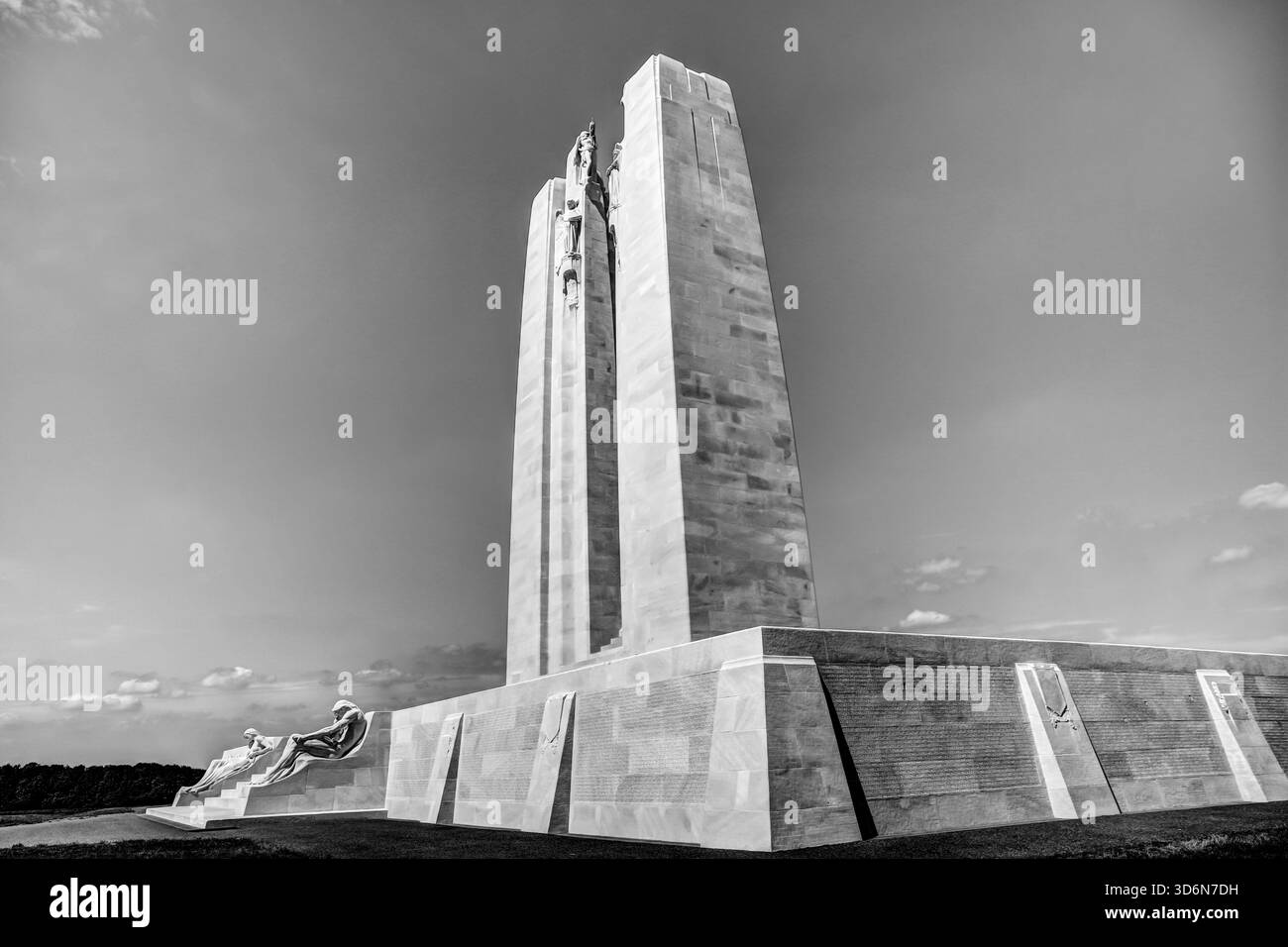 Canadian National Vimy Ridge Memorial in northern France, commemorating ...