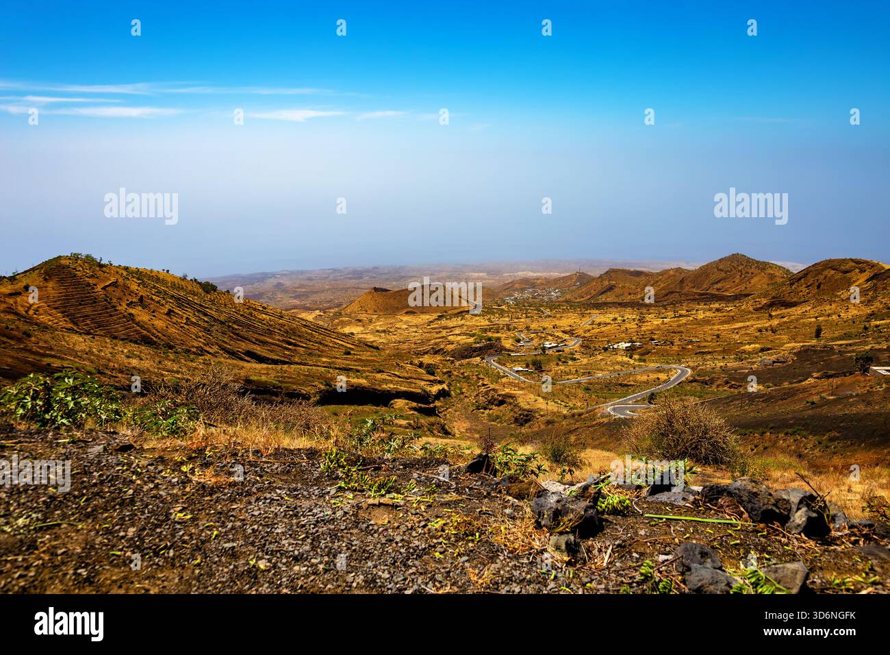 Landscape on Island Fogo, Island of Fire, Cape Verde, Cabo Verde ...