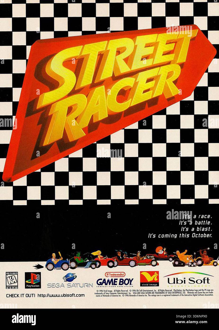 Street Racer Sur Sega Saturn - Version Française - Complet