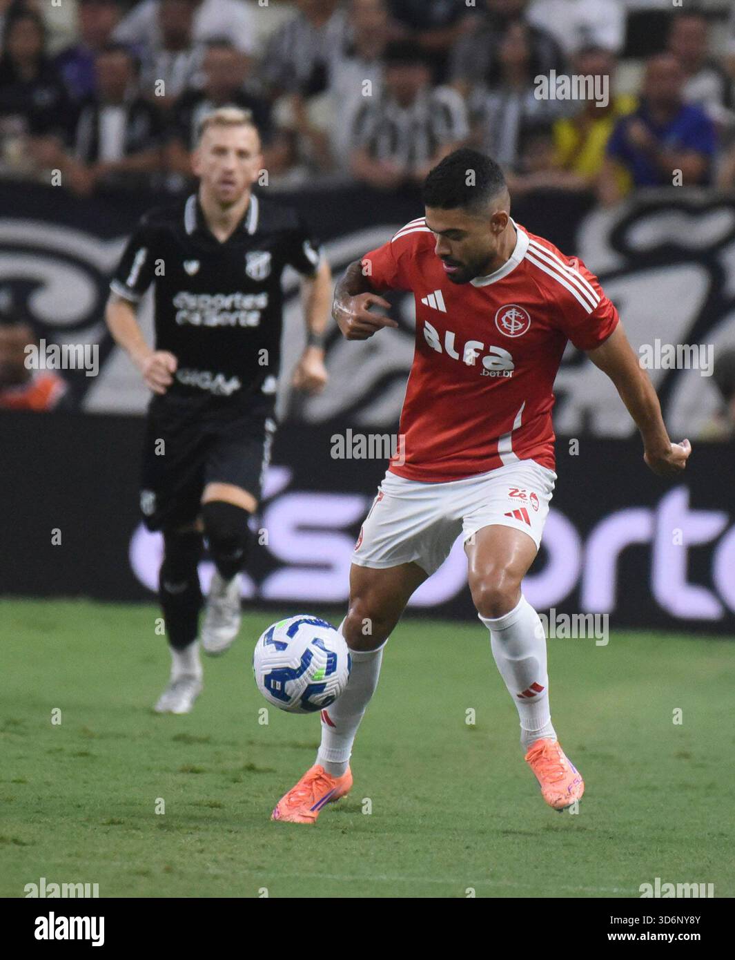 Arena Castelão Tabata of Internacional during the Campeonato Brasileiro ...